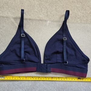 Vince Camuto Deep Blue and Burgundy Bralette, NWT, Small, Vince Camuto